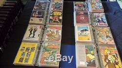 Huge Comic Book Lot 1300 comics/ 100 Hard Cover Books/ Binders, Pages, inserts
