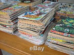 Huge Comic Book Lot 700+ Books Marvel & DC Silver & Bronze Nice Shape