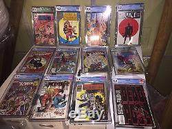 Huge Comic Collection 2800 books 80s & 90s Marvel, Valiant, DC + many signed