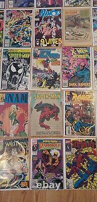 Huge Lot Marvel Comic Books See Pictures Spider-Man Conan, Hulk, X-Men, Thor OBO