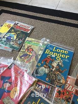 Huge lot old MINT Comic Books Marvel Star Trek, Spiderman, Avengers ++