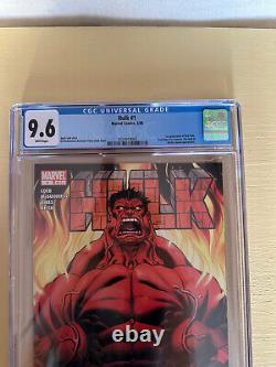 Hulk #1 Marvel Comics Cgc Graded 9.6 First Red Hulk 2008 Key Issue Free Shipping