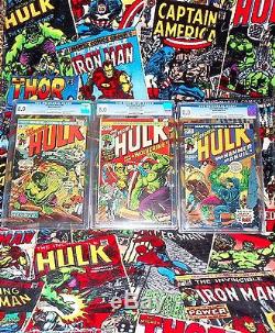 Hulk 180 & Hulk 181 & Hulk 182 (cgc 8.0) 1st Appearance Of Wolverine (logan)