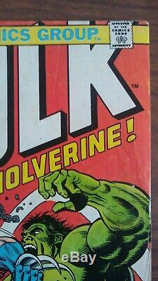 Hulk # 181 First Wolverine midgrade 5.5/6.0 with Marvel Stamp
