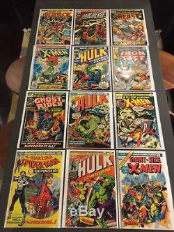 Hulk 181 Giant Size X-Men 1, 94 Spiderman 129 Marvel Spotlight 5, Iron Fist 14