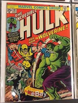 Hulk 181 Giant Size X-Men 1, 94 Spiderman 129 Marvel Spotlight 5, Iron Fist 14