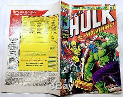 Hulk 181 Nov 74 1st Full Wolverine Wendigo Hi-rez Photos Mvs Intact
