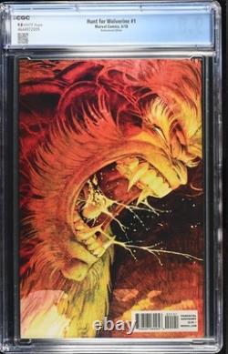 Hunt for Wolverine #1 Marvel 2018 1500 Kubert Remastered Edition CGC 9.8 WP