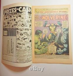 Incredible Hulk #181 Nm 9.2 1st Wolverine Herb Trimpe Len Wein 11/74 Start@. 99
