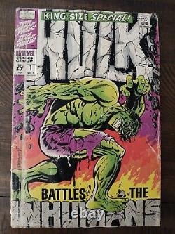 INCREDIBLE HULK KING-SIZE SPECIAL ANNUAL #1 1968 ICONIC JIM STERANKO Good