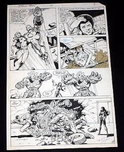 IRON MAN #139 Original Marvel Comic Art pg 7 BOB LAYTON Rhodey app 1980