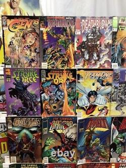 Image Comics Newsstand Variants Comic Book Lot of 62 Savage Dragon, Gen 13 Ext