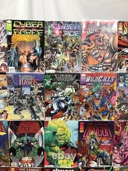 Image Comics Newsstand Variants Comic Book Lot of 62 Savage Dragon, Gen 13 Ext