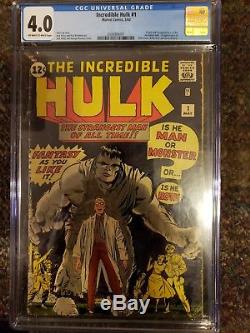 Incredible Hulk #1, Graded 4.0 CGC
