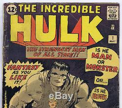 Incredible Hulk #1 Marvel 1962, 1st appearance Incredible Hulk! (RESTORED)