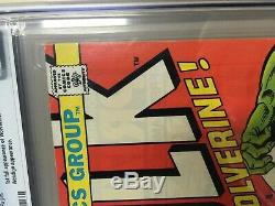Incredible Hulk #181 1974 CGC 8.5 OwithW 1st Appearance Wolverine
