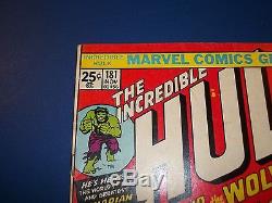 Incredible Hulk #181 Bronze Age 1st Wolverine Enormous Key Wow withMVS Fine- Solid