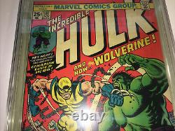 Incredible Hulk #181 CGC 7.5 OWTW Pages 1st Full Wolverine Herb Trimpe Len Wein