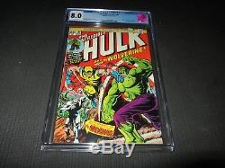 Incredible Hulk 181 CGC 8.0, 1st Wolverine (Marvel 1974) White Pages