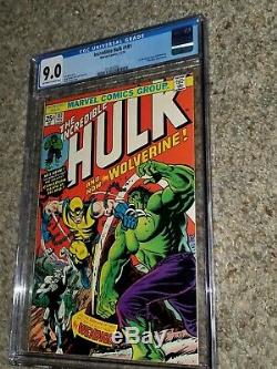 Incredible Hulk 181 CGC 9.0 First Appearance Of Wolverine Not PGX CBCS