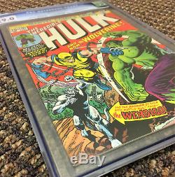 Incredible Hulk 181 CGC 9.0 Nov 1974 Bronze Age Key Grail Comic 1st WOLVERINE