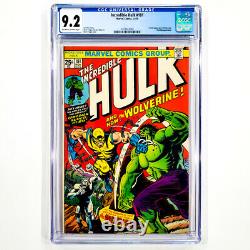 Incredible Hulk #181 CGC 9.2 NM- 1st Full Appearance Wolverine Marvel 1974