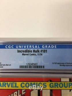 Incredible Hulk 181 Cgc 9.8 White Pages Perfect Centering Gem Copy