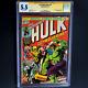 Incredible Hulk #181 Cgc Ss 5.5 Signed By Stan Lee 1st Full App Wolverine