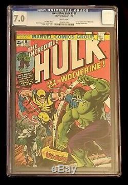 Incredible Hulk #181 First Appearance of Wolverine CGC 7.0
