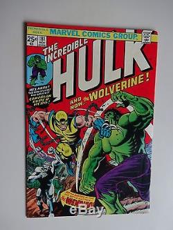 Incredible Hulk #181 High Grade VF to VF+ MVS Intact 1st Full App Wolverine