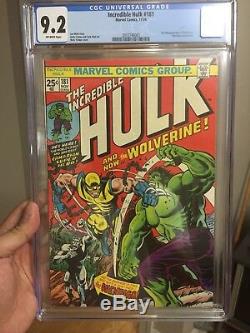 Incredible Hulk #181, Marvel Comics (1974) CGC grade 9.2, 1st full Wolverine