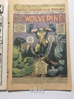 Incredible Hulk 181 No MVS 1st App Wolverine Cover Not Attached, See Pics