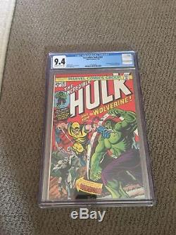Incredible Hulk 181 cgc 9.4 OWW Pgs Key Bronze Age Marvel Issue! HOT