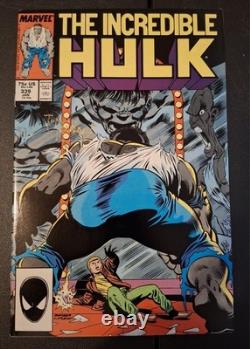 Incredible Hulk #339 High Grade White Pages Signed By Todd McFarlane