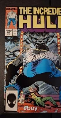 Incredible Hulk #339 High Grade White Pages Signed By Todd McFarlane