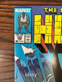 Incredible Hulk 340 Newsstand Wolverine 1988 Todd McFarlane