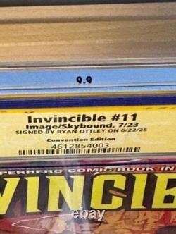 Invincible #11 CGC 9.9 MINT SS Ryan Ottley Signed ONLY 1 GRADED Trade Moore CV