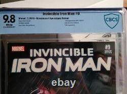 Invincible Iron Man #9 turcotte1st Riri Williams CBCS 9.8 VHTF MCU