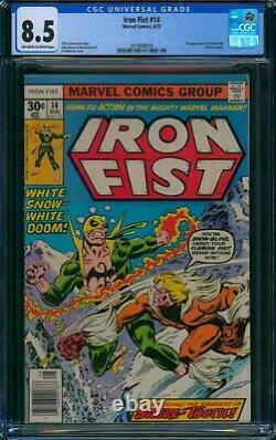 Iron Fist #14? CGC 8.5? 1st Appearance of SABRETOOTH! Marvel Comic 1977