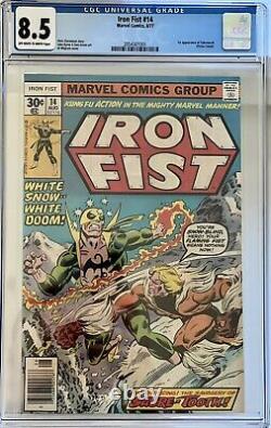 Iron Fist #14 CGC 8.5 1st Sabretooth Marvel Comics Chris Claremont 8/77