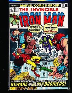 Iron Man # 55 1st Thanos & Drax the Destroyer Fine/VF Cond