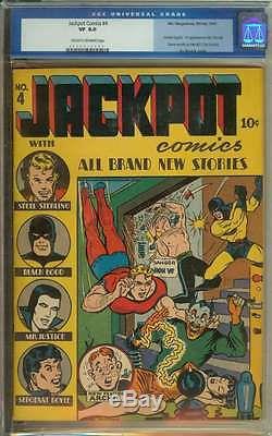 Jackpot Comics #4 8.0 Cr/ow Pages