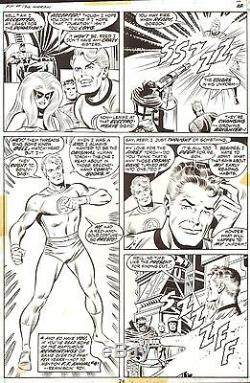 JOHN BUSCEMA & Joe Sinnott FANTASTIC FOUR #132 Original Marvel Comic Art 1972