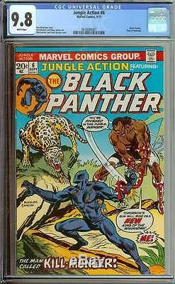 Jungle Action #6 Cgc 9.8 White Pages ID 4429