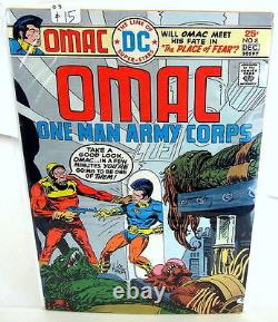 Jack Kirby's OMAC (Vol. 1,'74) High Grade LOT #1, 2, 5 & 8. (4 Books) 20% OFF