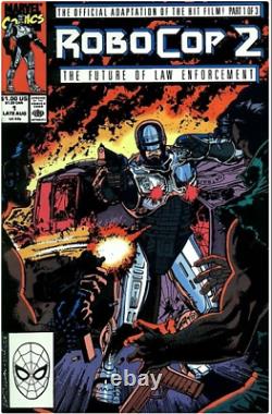 Jim Lee & Lee Sullivan Robocop 2 #1 Cover Original Comic Book Art 1990