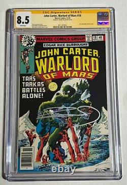 John Carter, Warlord of Mars #18 8.5 CGC SS Signed by Frank Miller