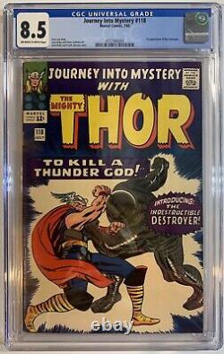 Journey Into Mystery #118 Cgc 8.5 Vf+ Thor 1st Appearance Destroyer Key Book