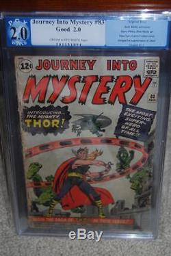 Journey Into Mystery #83 PGX 2.0 1st Thor! Avengers! Like CGC C8 594 1 cm