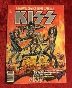 KISS MARVEL COMICS SUPER SPECIAL #1 Blood Comic 1977! Nice! Complete
